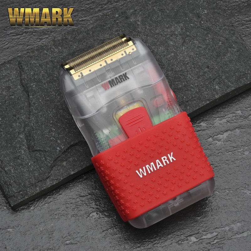 WMARK-afeitadora de barbero NG-987, máquina de afeitar eléctrica con USB, con cabezal de aceite, color blanco