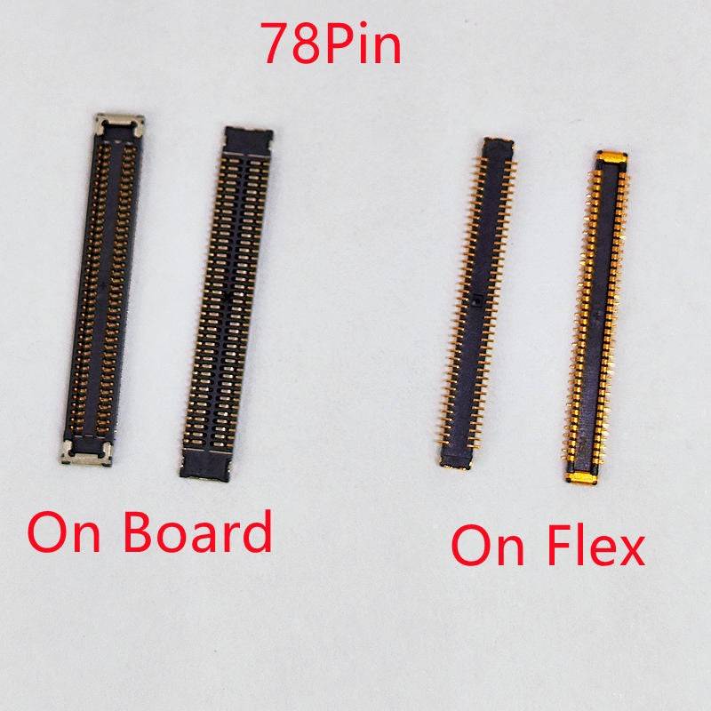 Puerto de carga USB de 5-20 piezas, conector FPC integrado para Samsung A30S A307 A40 A405 A405F A70 A705 A705F A71 M51 enchufe de 78 pines