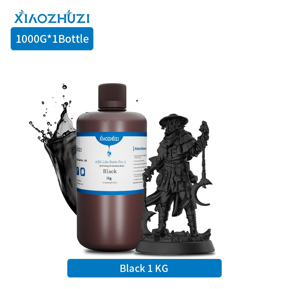 XiaoZhuzi-resina ABS de curado con luz 405nm UV Conjure impresión 3D fotopolímero resina Anycubic/Elegoo LCD DLP impresora 3D