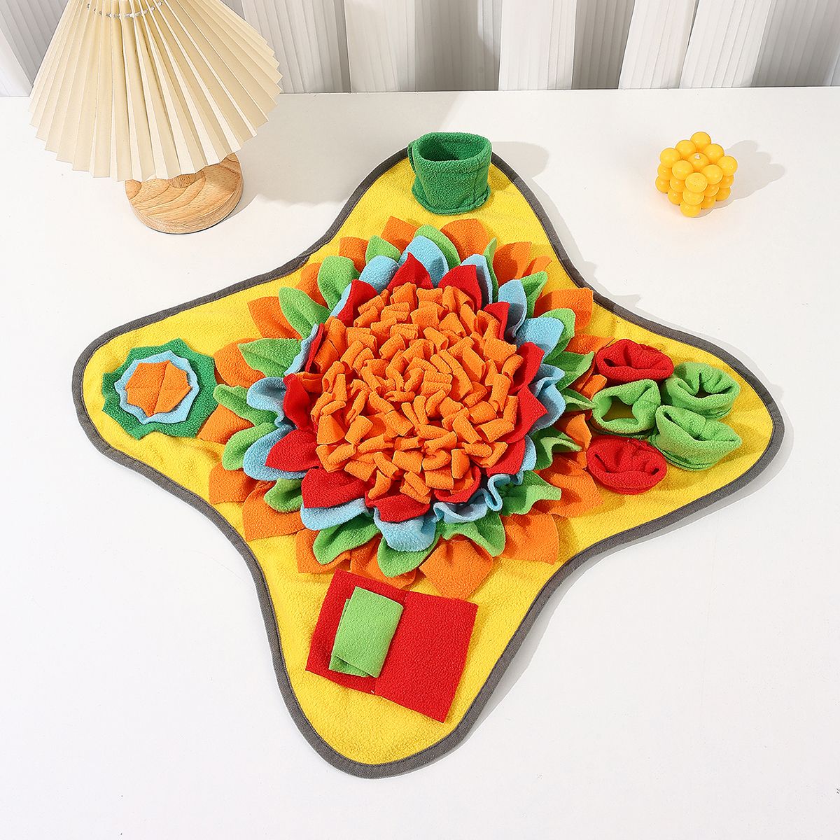 Buena calidad Estera de snuffle para mascotas para perros, rompecabezas de alimentación interactivo para comodidad y suavidad del aburrimiento