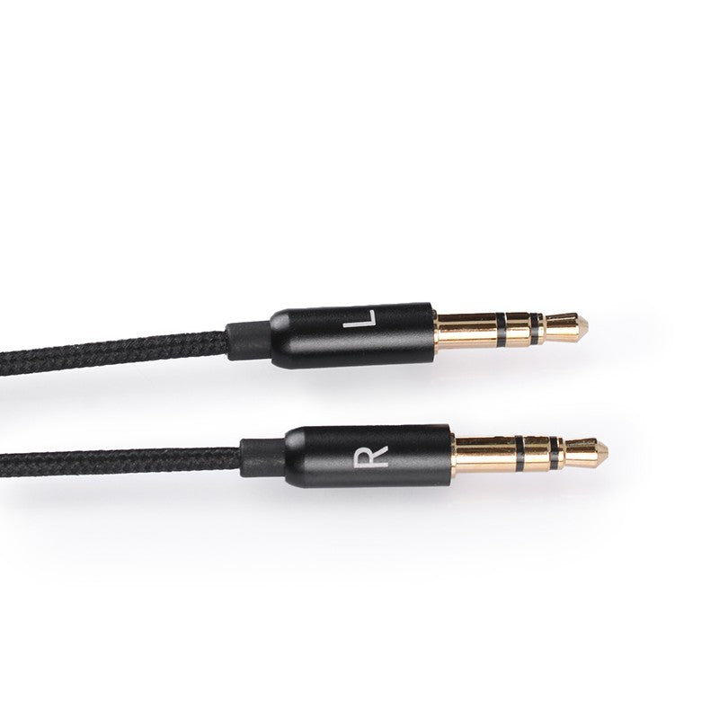 Koceta 3,5mm a doble 3,5mm OFC Cable de auriculares en la oreja Cable de repuesto de actualización para auriculares para HE400Se HE400I HE560 HE350