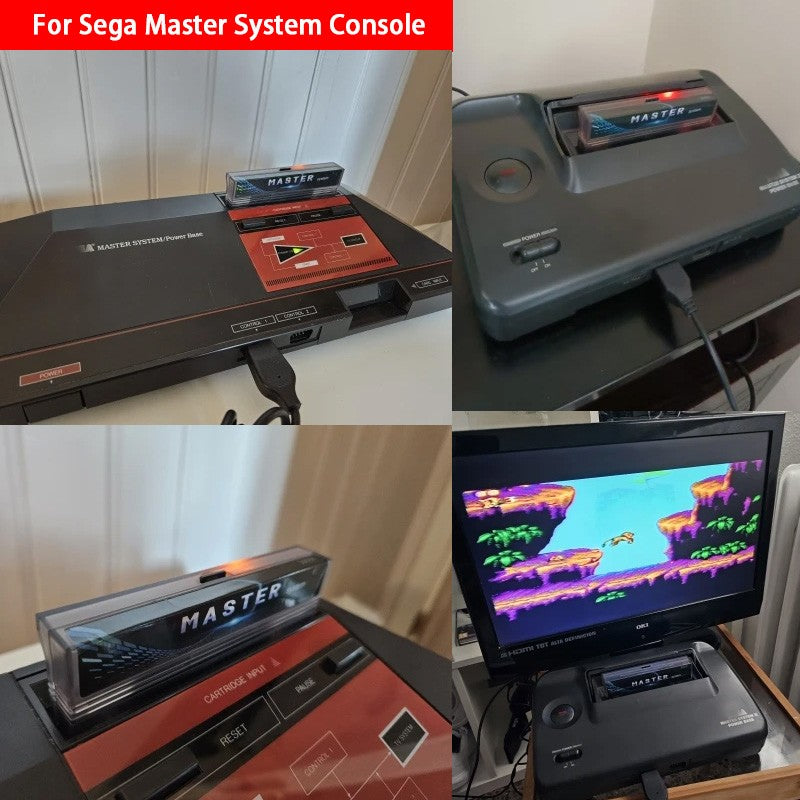 Tarjeta de Memoria Master System 1400 en 1 para Consola de Videojuegos SMS SG-1000 SC-3000 SEGA Master System II con Tarjeta TF de 4G