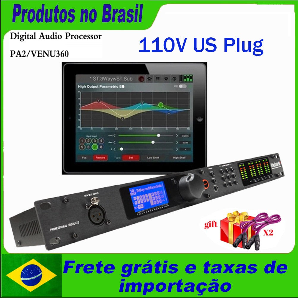Sistema de Gestión de altavoces 2 en 6, procesador Digital DriveRack PA2 DSP, si