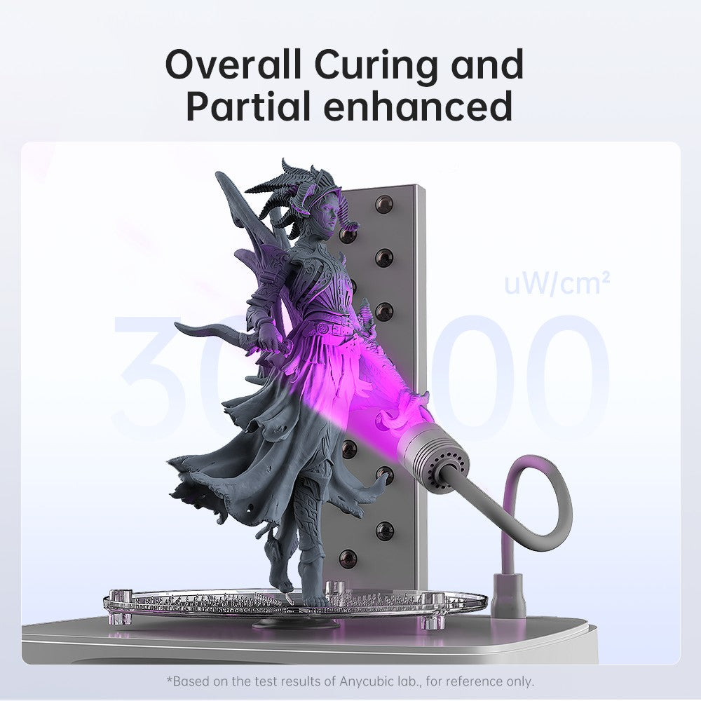 ANYCUBIC Wash & Cure 3 Plus lavadora de curado de gran volumen para impresora 3D de resina LCD SLA tamaño de limpieza 228*128*250mm