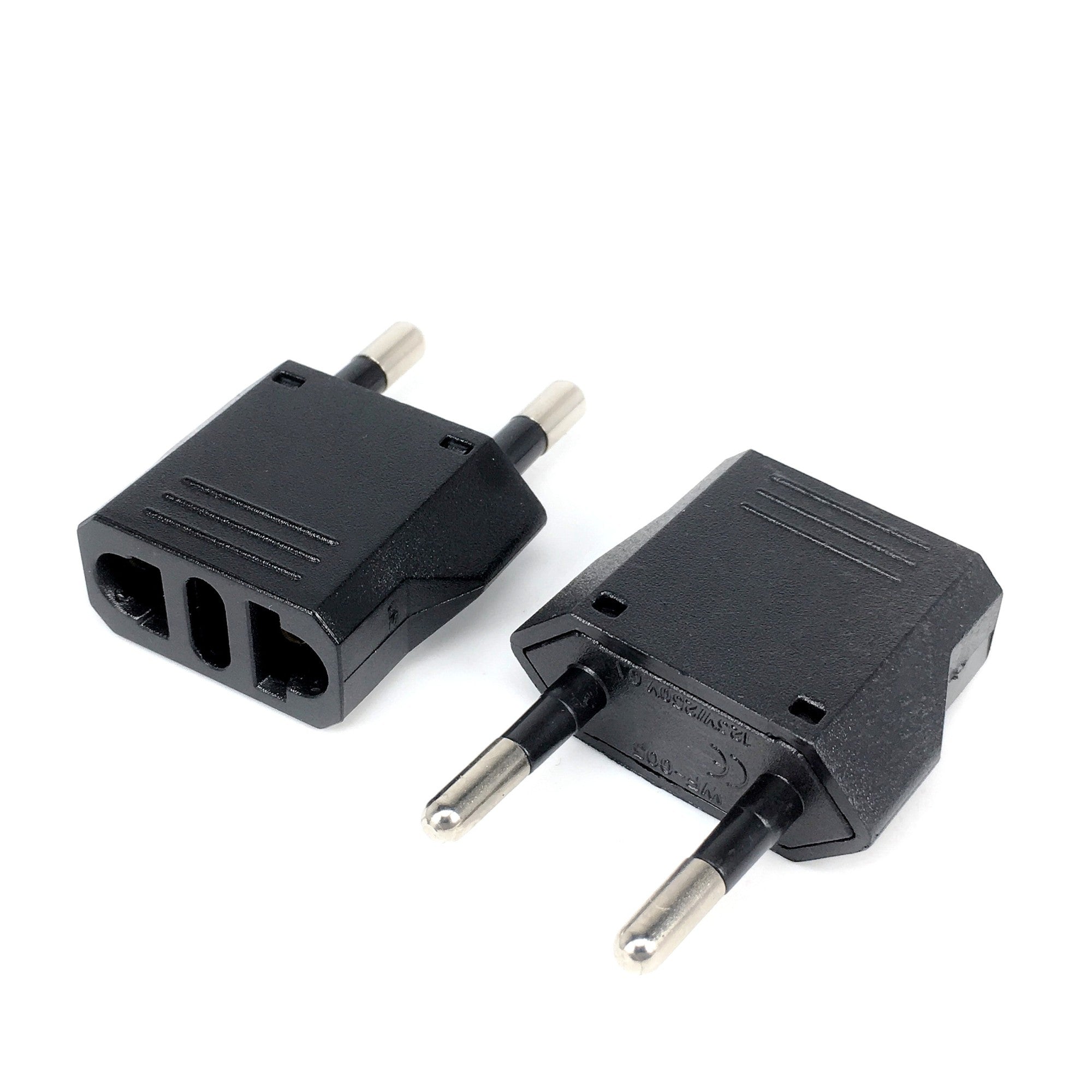Adaptador de enchufe UE Euro KR, adaptador de enchufe de EE. UU. a UE, adaptador de viaje KR UE, convertidor de enchufe eléctrico EU KR, toma de corriente CA, 1-50 Uds.