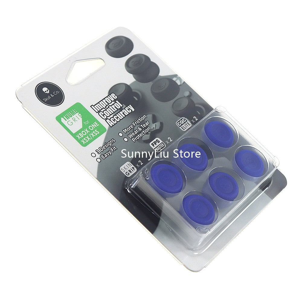 Puños 6 en 1 Skull & Co. Juego de agarre para pulgar FPS CQC, tapa de Joystick, cubierta para mando xbox one/s/serie s x