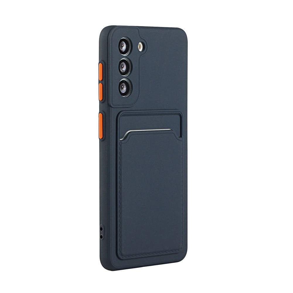 Funda de teléfono con soporte para bolsa con ranura para tarjetas para Samsung Galaxy S24 S23 S22 S21 S20 Plus FE Note 20 Ultra, funda suave a prueba de golpes