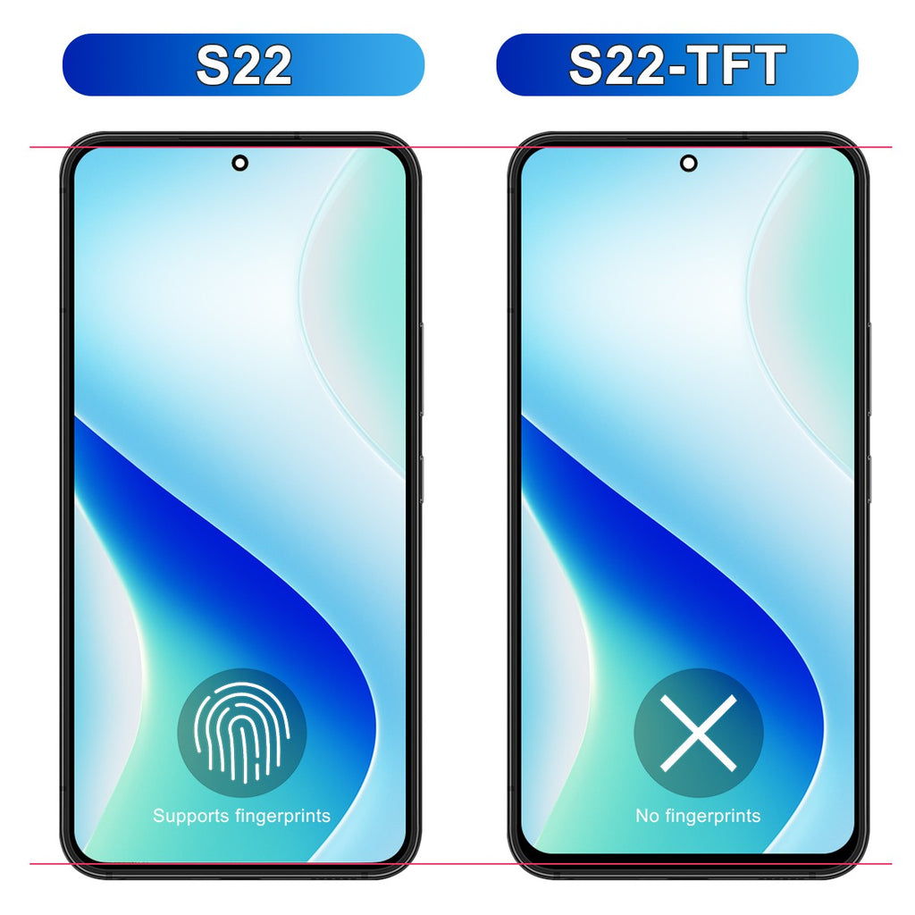 Probado para Samsung S22 5G pantalla LCD Digitalizador de pantalla táctil para Samsung S901 S901B S901U SM-S901E/DS pantalla con marco