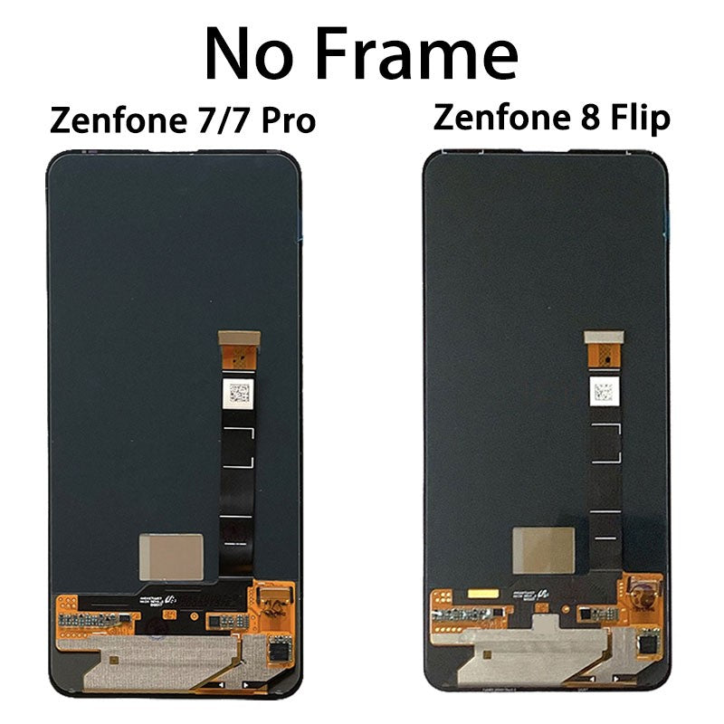 Pantalla AMOLED para Asus Zenfone 7 ZS670KS / Zenfone 7 Pro ZS671KS, ensamblaje de digitalizador de pantalla táctil para Zenfone 8 Flip ZS672KS LCD