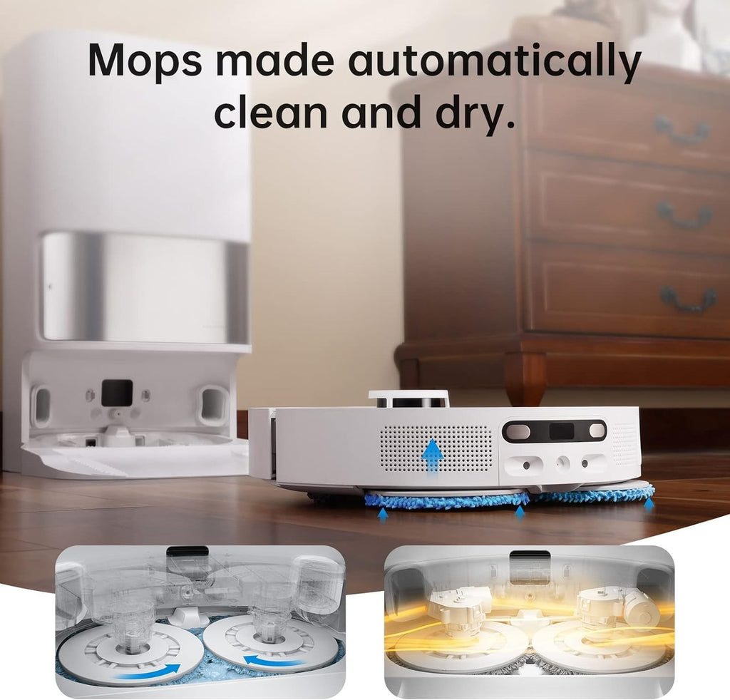 Dreame-Robot aspirador L10s Ultra, fregona automática de limpieza y secado, recarga y vaciado automático, 5300Pa, navegación por Ia, Alexa