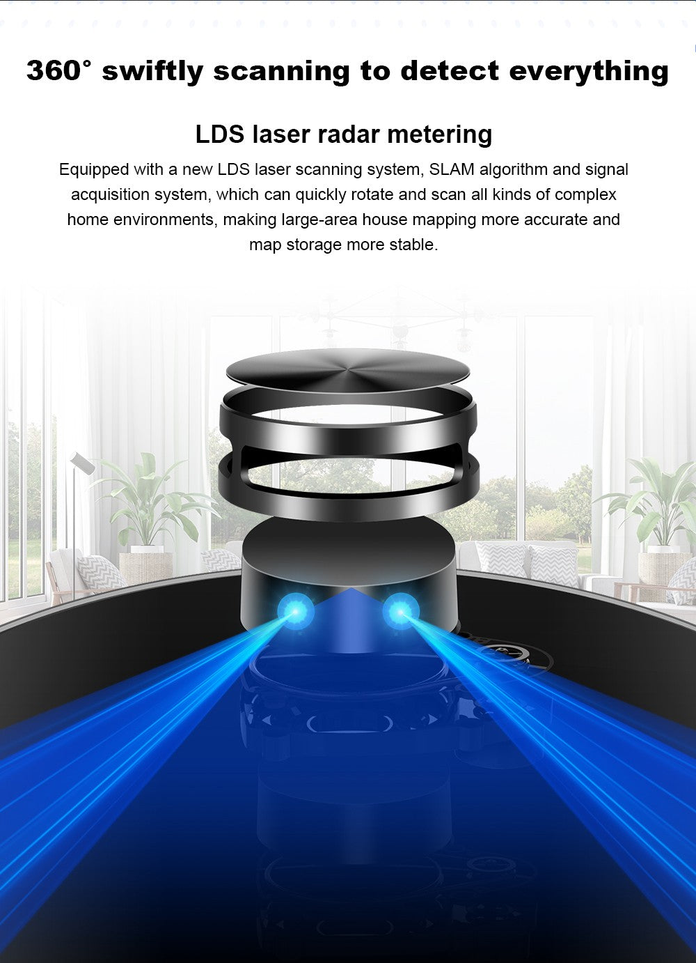 (código promocional: AEGG66)) Robot aspirador Liectroux X6,navegación láser Lidar,6500 pa,mapa de varios pisos,trapear,zona de exclusión de aplicaciones,área selectiva,reanudación de punto de interrupción