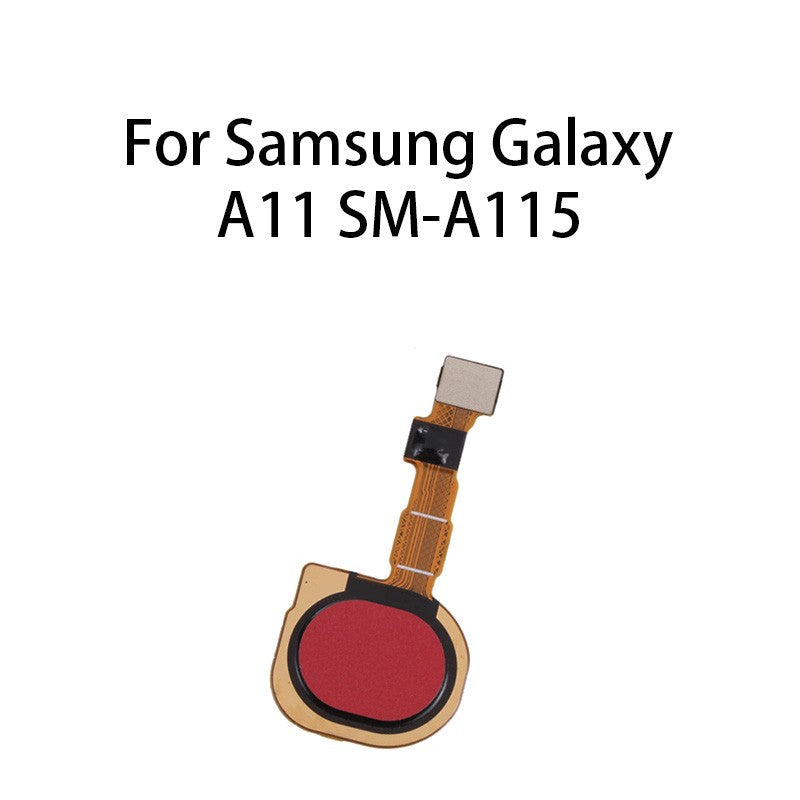 Cable flexible del sensor de huellas dactilares del botón de inicio de org para Samsung Galaxy A11 SM-A115