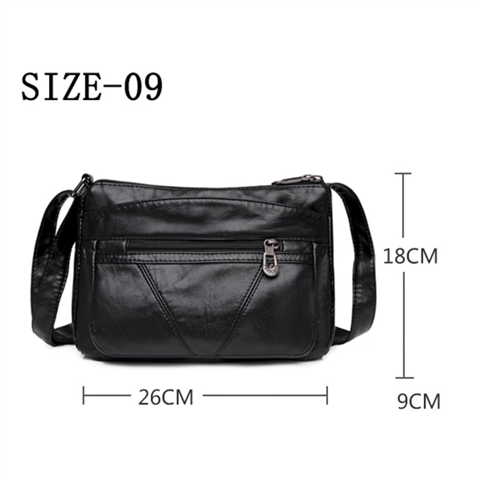 Bolso bandolera de Color liso que combina con todo, bolsos de hombro de alta capacidad para mujer, bolso de mano de piel sintética de alta calidad 2021