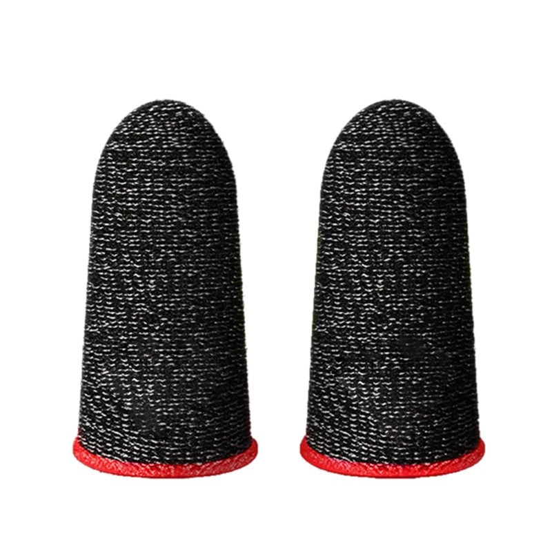 Guantes de dedo a prueba de sudor para juegos de teléfono, funda antideslizante para los dedos, para PUBG, pantalla táctil, acceso práctico, 2 uds.