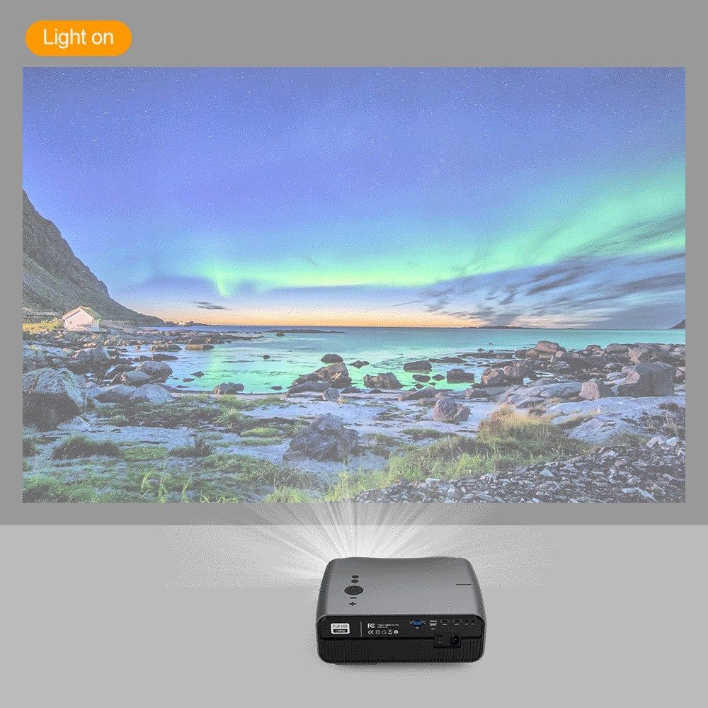 Proyector de Cine en Casa 4K WiFi Android 5G Full HD 1080P, Proyector de Video para Uso Diurno, 3800 ANSI