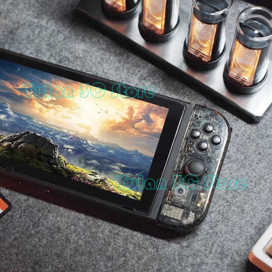 Nuevo NIntend Switch, carcasa de repuesto DIY, funda transparente para consola Nintendo Switch, accesorios de juego Joycon derecho e izquierdo