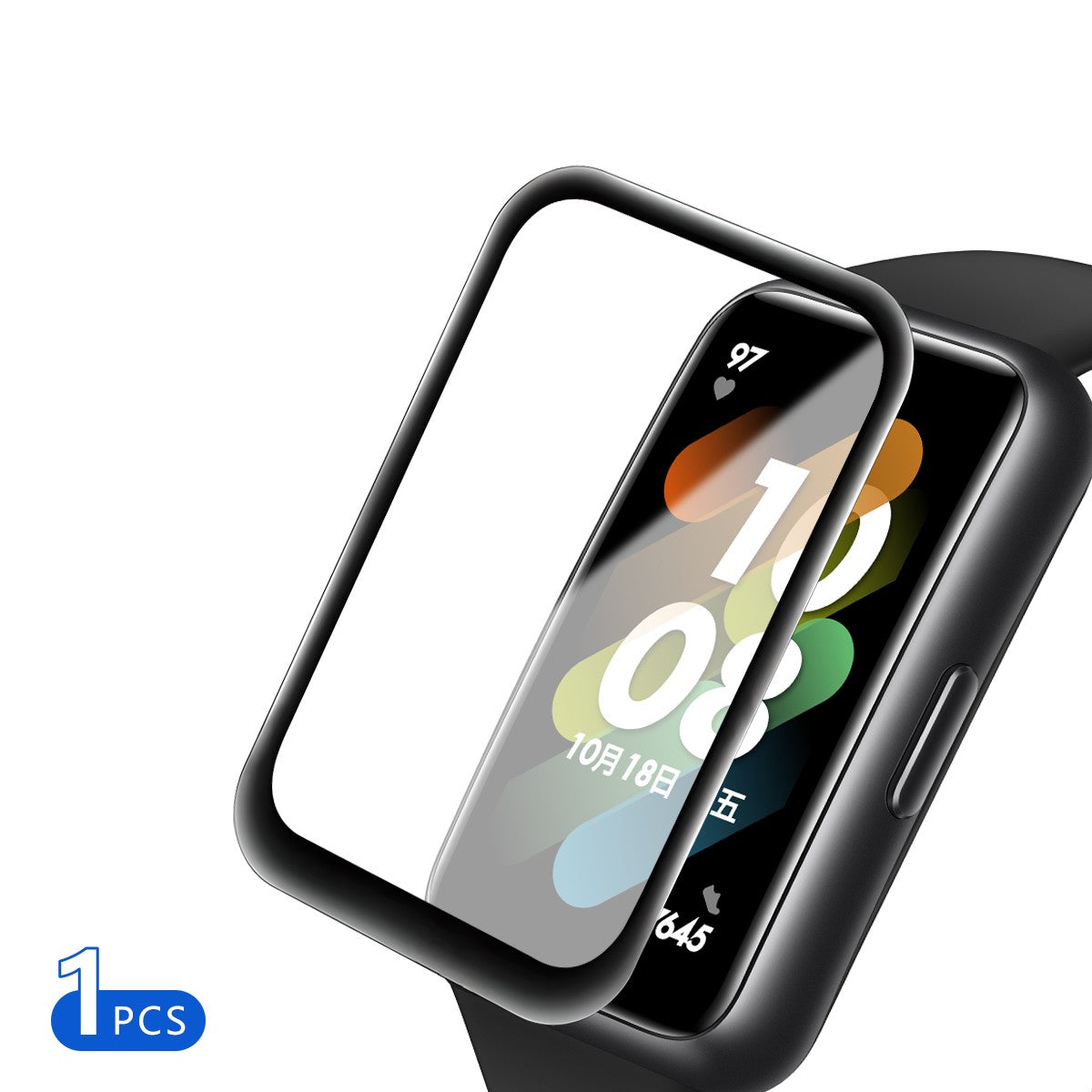 Película protectora 5D para Samsung Galaxy Fit 3 Protector de pantalla antiarañazos para Galaxy Fit3 Smartwatch Protector (no vidrio)