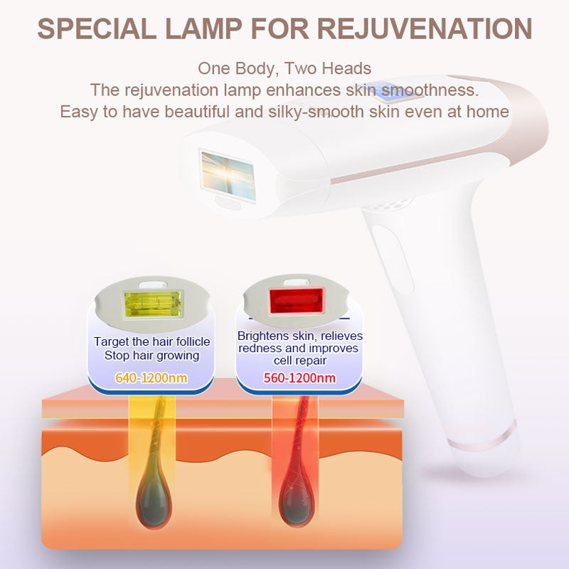 Lescolton 2in1 IPL depiladora cabello pantalla LCD máquina T009i láser permanente Bikini Trimmer eléctrico depilador un láser