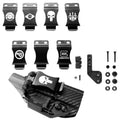 Pinza de ala de solapa con Clip de Metal para IWB Glock Beretta Taurus CZ Punisher Kydex, funda de fibra de carbono, cinturones de pistola de 1,5 ", transporte oculto