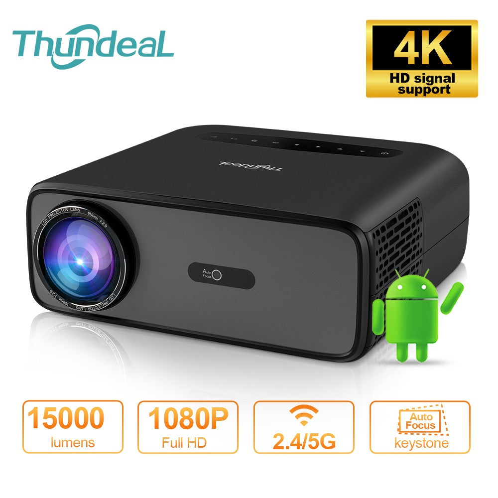 Proyector ThundeaL Full Auto HD 1080P WiFi 6 Android TD97 Pro TD97Pro Proyector