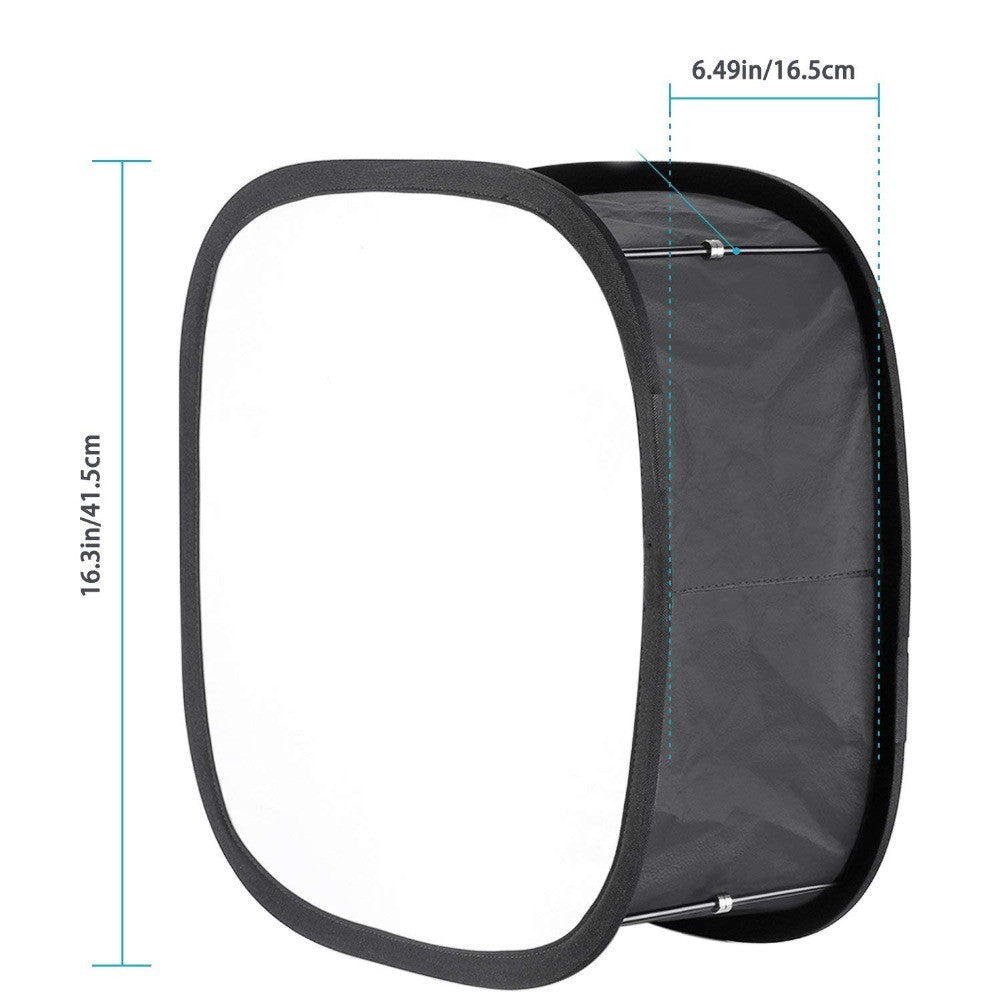 Difusor Softbox para YONGNUO YN600L II YN900 YN300 YN300 III IV Godox Viltrox Pixel, Panel de Luz LED para Video, Filtro Suave Plegable