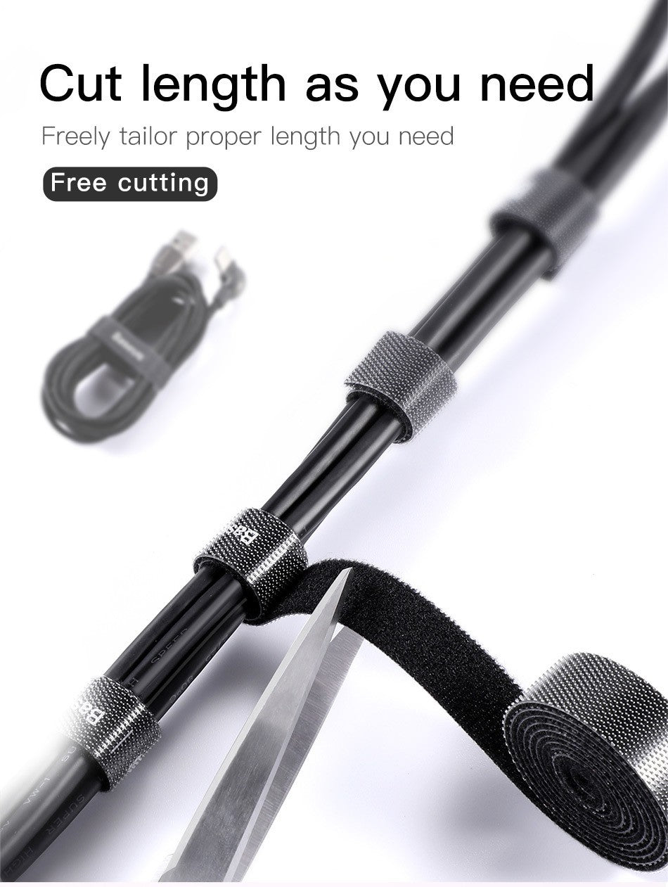 Baseus-organizador de cables, enrollador de cables USB, gestión de cables, Protector de cargador para iPhone, ratón, auriculares, soporte de Cable de protección