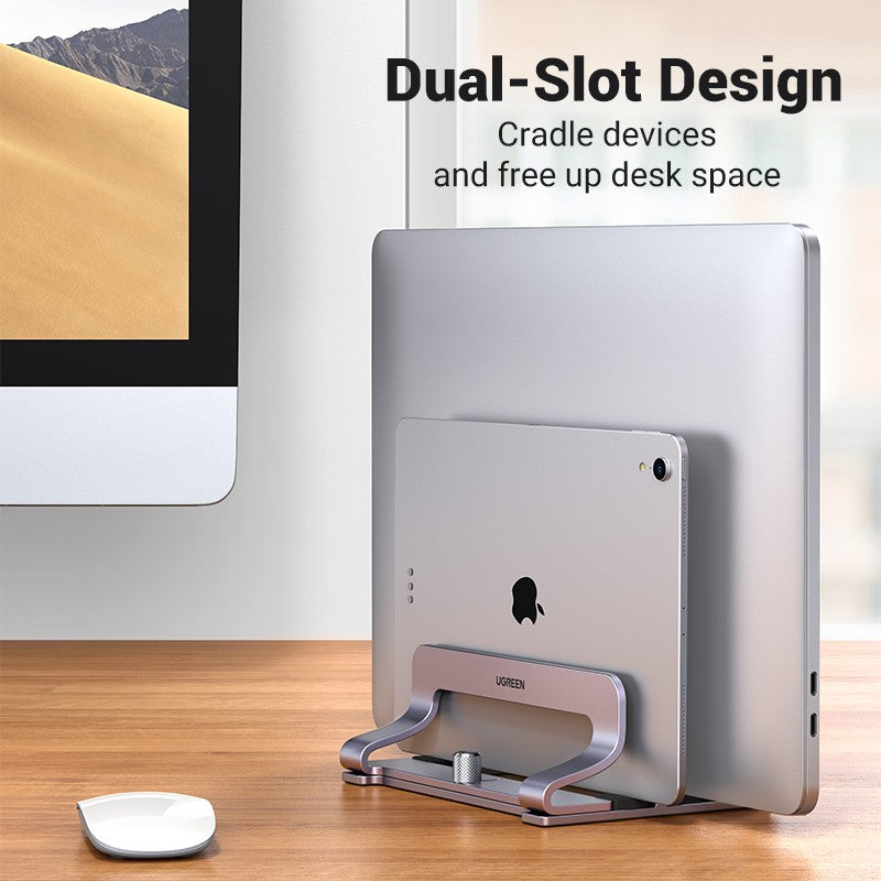 UGREEN-soporte Vertical para ordenador portátil, base plegable de aluminio para MacBook Air Pro, Tablet