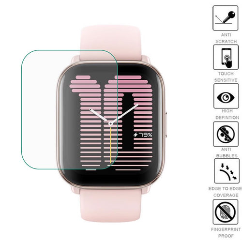 5 uds TPU suave Smartwatch película protectora transparente cubierta para Amazfit Active pantalla LCD Protector de pantalla accesorios de reloj inteligente