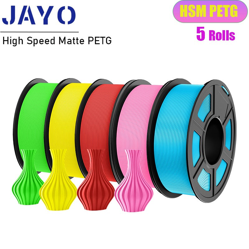 JAYO 5 rollos PLA/PLA Plus/petg/ABS/TPU/PLA meta/PLAYG/HS-PLA filamento de impresora 3D 1,75mm FDM materiales de impresora 3D para impresora 3D