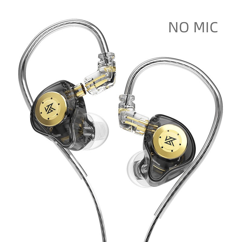 KZ EDX Pro auriculares dinámicos en el oído Monitor HiFi auriculares con cable bajo estéreo juego música tapones para los oídos auriculares con cancelación de ruido
