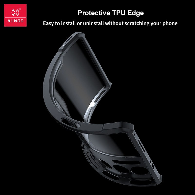 Xundd para Nubia Red Magic 9S Pro 9 Pro Plus 8S Pro Funda, Airbag carcasa a prueba de golpes, protección de cámara Raya trasera cubierta transparente Funda