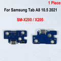 Puerto de carga USB OEM, conector de base, placa de carga, Cable flexible para Samsung Galaxy Tab A8 10,5 2021 / SM-X200 / X205