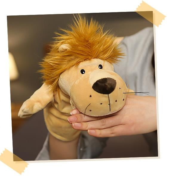 Juguetes de Peluche, Marionetas de Dedo, Muñecas Kawaii, Juguetes Educativos para Bebés, León, Elefante, Conejo, Mono, Regalo para Niños