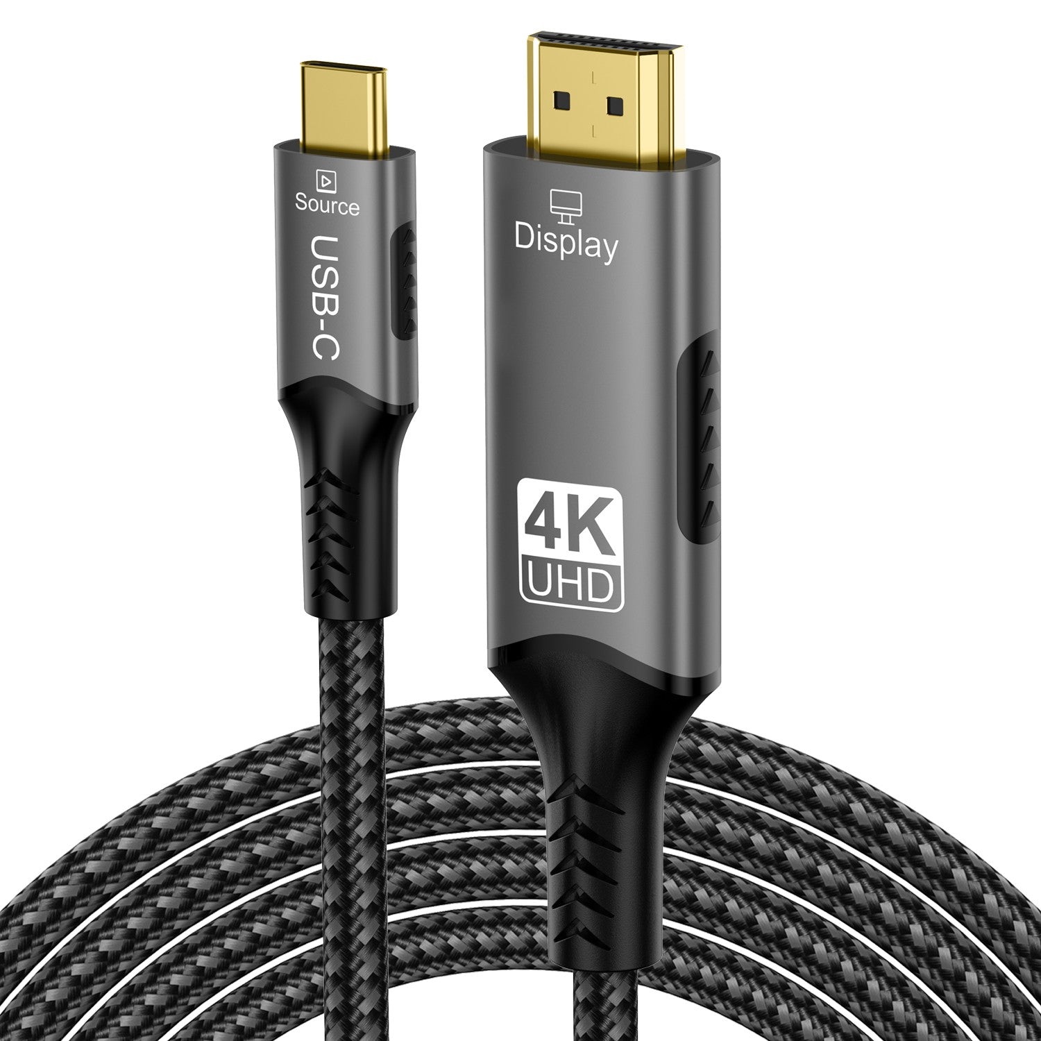 Adaptador de Cable USB C a HDMI 2.1 de 8K, Cable Tipo C a HDMI de 8K60Hz para Thunderbolt 3, Compatible con MacBook Pro, iPad Pro, Laptop