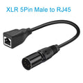 Cable Adaptador Convertidor de Conector XLR Macho/Hembra de 3 Pines a RJ45 para Micrófono, Sistemas de Altavoces Behringer y Radio