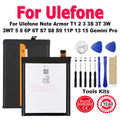Batería S9Pro Armor2 Armor13 Armor15 Note11P para Ulefone Note Armor T1 2 3 3S 3T 3W 3WT 5 6 6P 6T S7 S8 S9 11P 13 15 Gemini Pro
