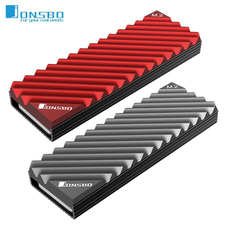 Jonsbo-disipador de calor para radiador, almohadillas de refrigeración M.2 2280 NVMe SSD, disco de calor, disipador de calor de aluminio, almohadilla térmica para PC de escritorio m2