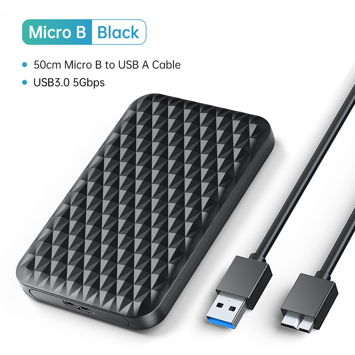 ORICO HDD externo 2,5 "funda HDD USB 3,0 a SATA 5Gbps funda de disco duro para 7-9.5mm 2,5 pulgadas SATA hd externo para PC