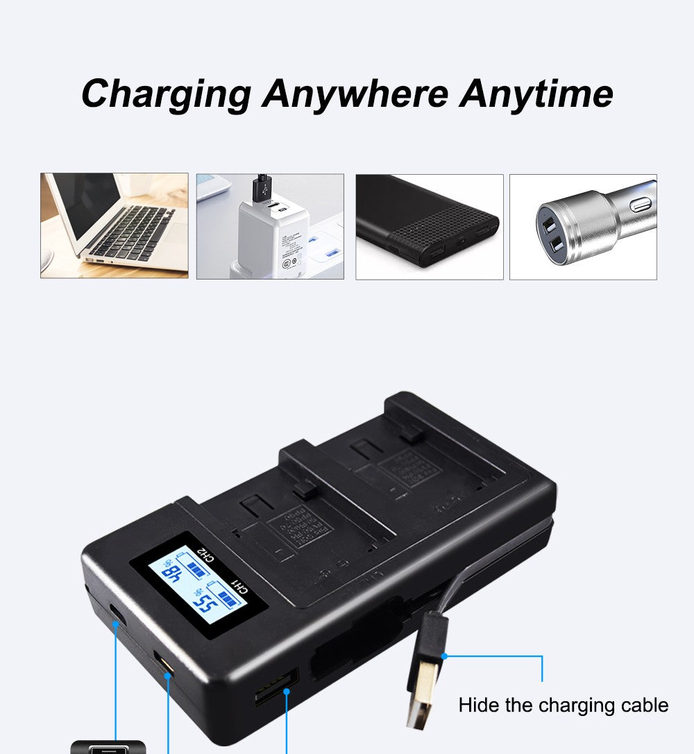 PALO NP-baterías FV100 NP-FV100 FV100, Cargador USB LCD para cámara Sony NP-FV30, NP-FV50, SX83E, SX63E, NP-FV70, AX100E