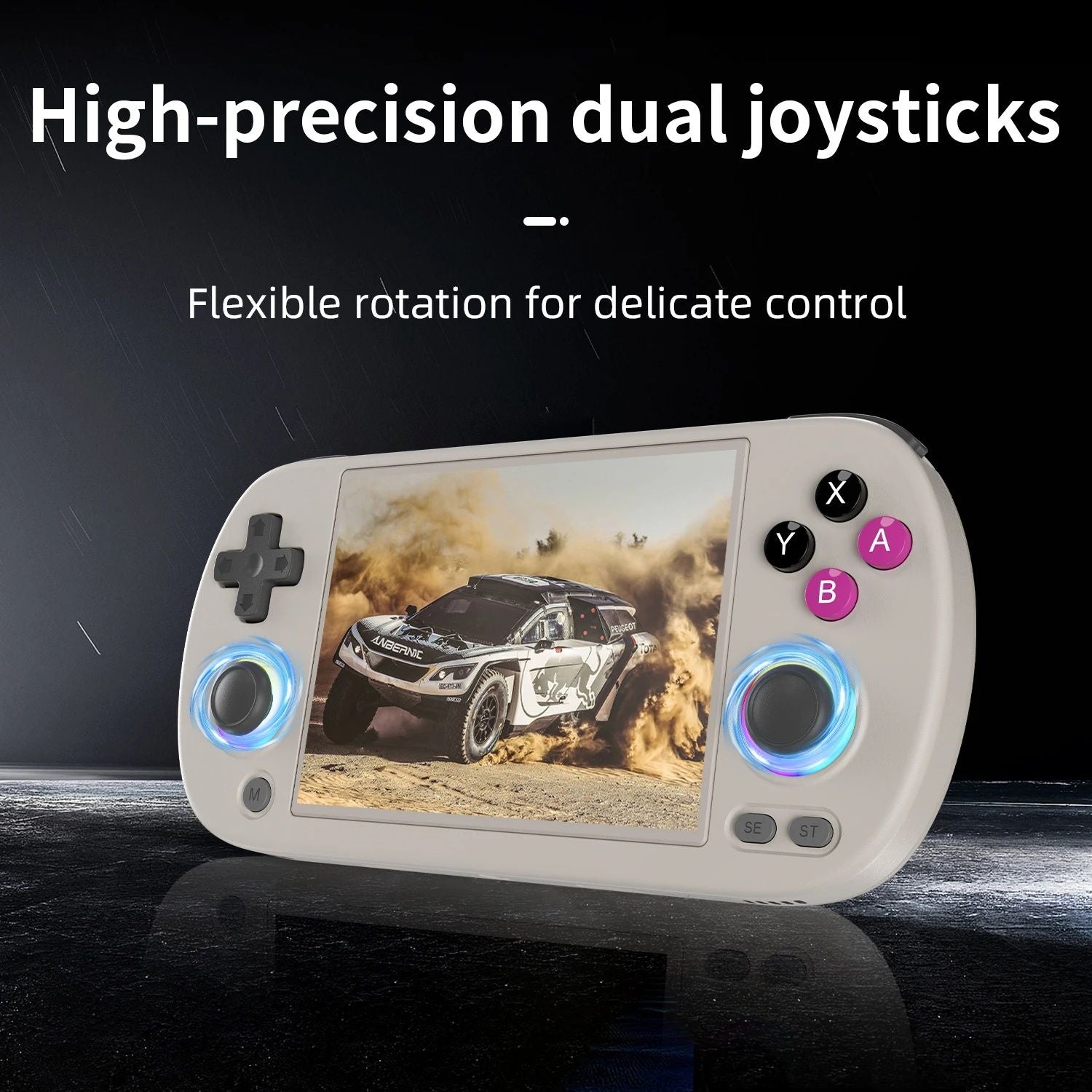 ANBERNIC RG40XX H consola de juegos portátil Retro consolas de videojuegos RG 40XX H 3200mAh 4,0 pulgadas pantalla IPS Joystick iluminación RGB