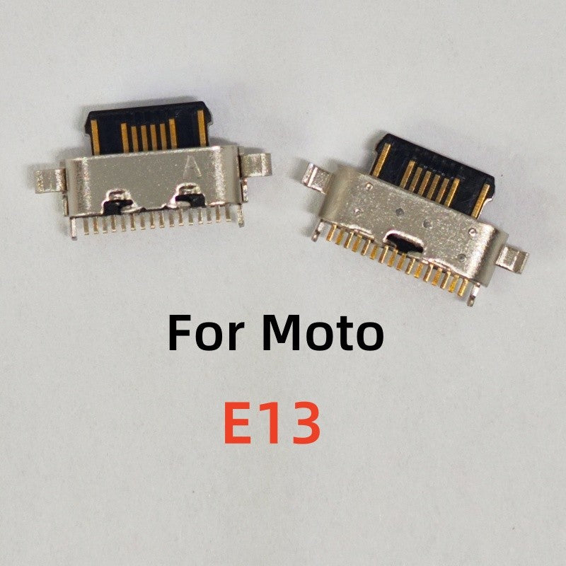 10 Uds para Motorola Moto G22 G23 G32 G52 G53 5G G82 G72 G73 E22 E20 E30 E32 E40 puerto de carga USB conector de cargador