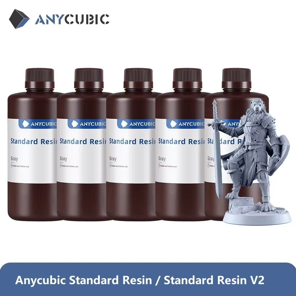 ANYCUBIC 5KG/10KG 405nm resina estándar UV/resina estándar V2 para impresora 3D Photon Mono 4 resina de impresión 3D resina sensible a los rayos UV