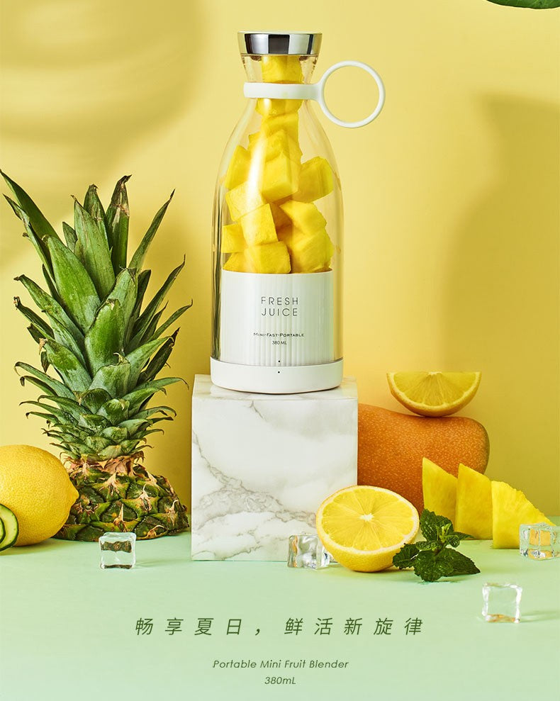 Exprimidor eléctrico portátil, minilicuadora Usb, extractores de frutas, batidos de alimentos, máquina multifunción para hacer jugo