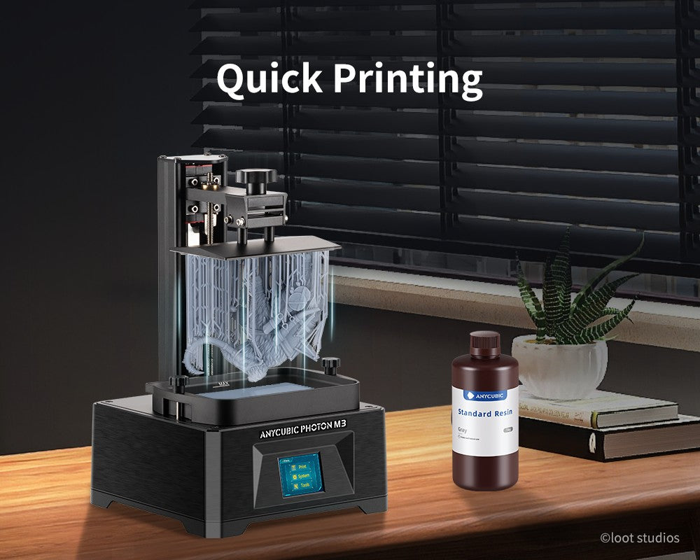 ANYCUBIC 405nm resina UV para impresora 3D Photon Mono 4 resina de impresión 3D LCD resina sensible a los rayos UV para impresora 3D 1kg
