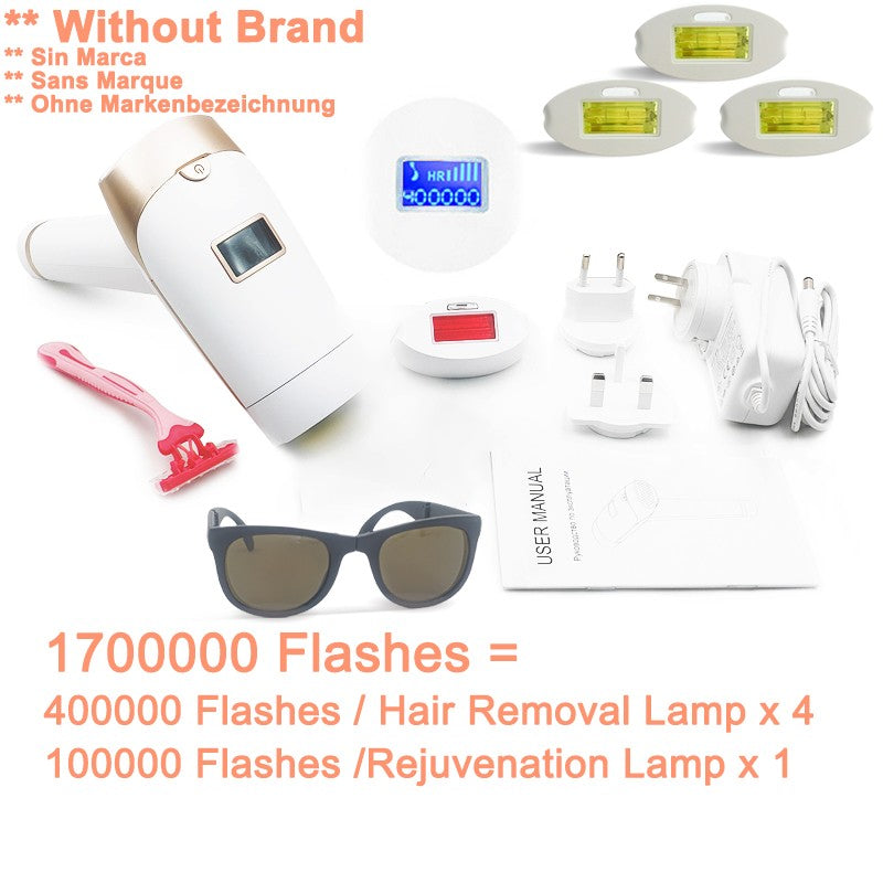 Lescolton 2in1 IPL depiladora cabello pantalla LCD máquina T009i láser permanente Bikini Trimmer eléctrico depilador un láser