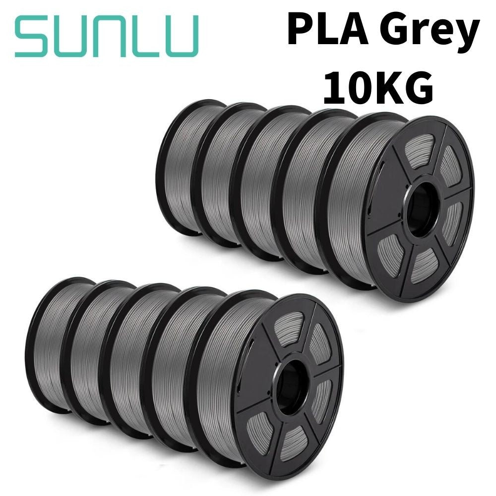 Filamentos SUNLU PLA PETG PLA Plus, 10 rollos de filamento 3D, 1 KG/rollo, 1,75mm, 100% líneas de filamento, ordenadamente para impresión 3D de la UE y EE. UU.