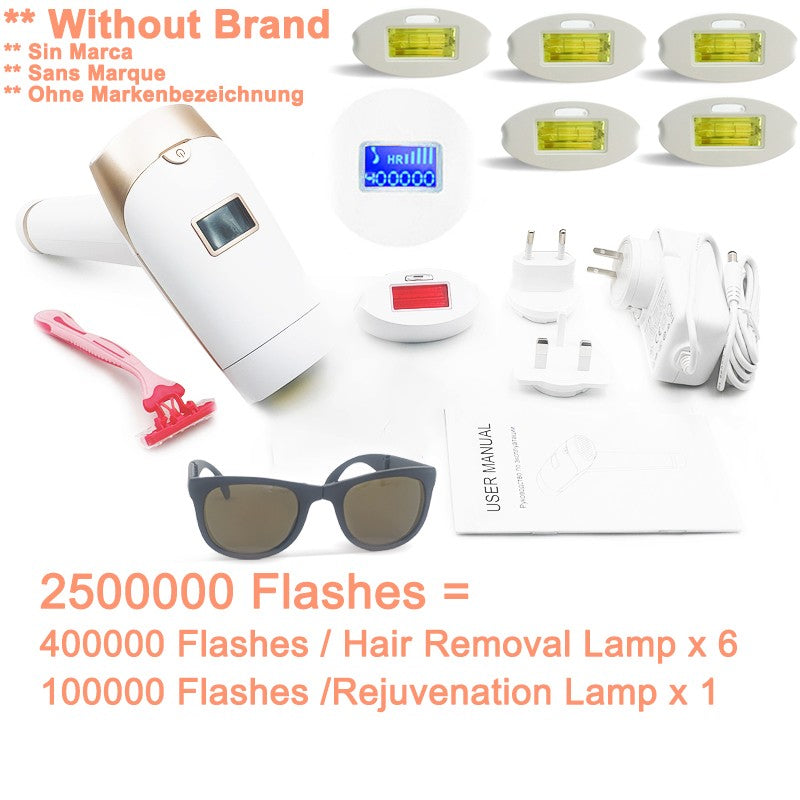 Lescolton-depiladora láser T009i para el hogar, máquina de depilación permanente IPL con 1000000 Flashes, pantalla LCD, recortadora de Bikini eléctrica