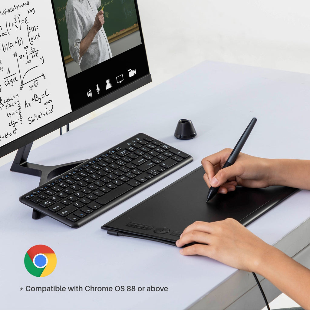 HUION tabletas gráficas H420X H580X H610X tabletas portátiles diseño de dibujo Digital animación tablero de artista Android OS compatible