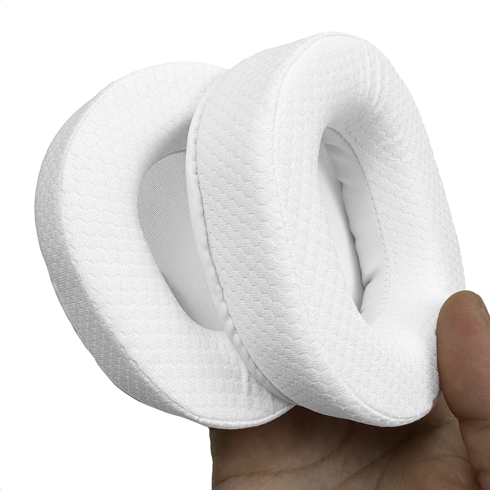 Nullkeai-almohadillas de repuesto para auriculares Anker Soundcore Life Q30 Q35 Q10 Q20, almohadillas de Gel refrescante, funda de malla, orejeras