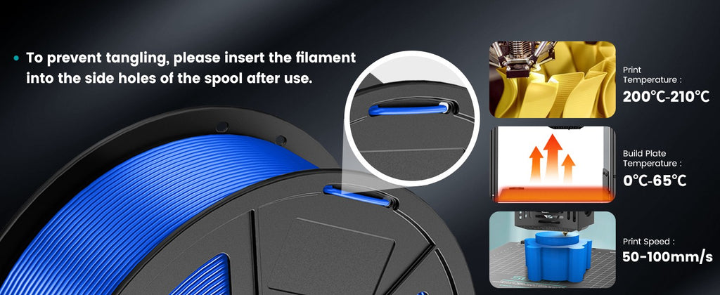 SUNLU Filamento PLA/PETG/PLA PLUS/Transparente de 5 kg, 1.75 mm, 5 Rollos de 1 kg, Filamento 3D para Impresora y Bolígrafo 3D, Enrollado Cuidadosamente